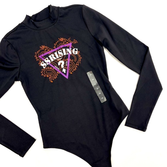 Gue88 Rising  Bodysuit in Black + Autographed Poster - Picture 1 of 3